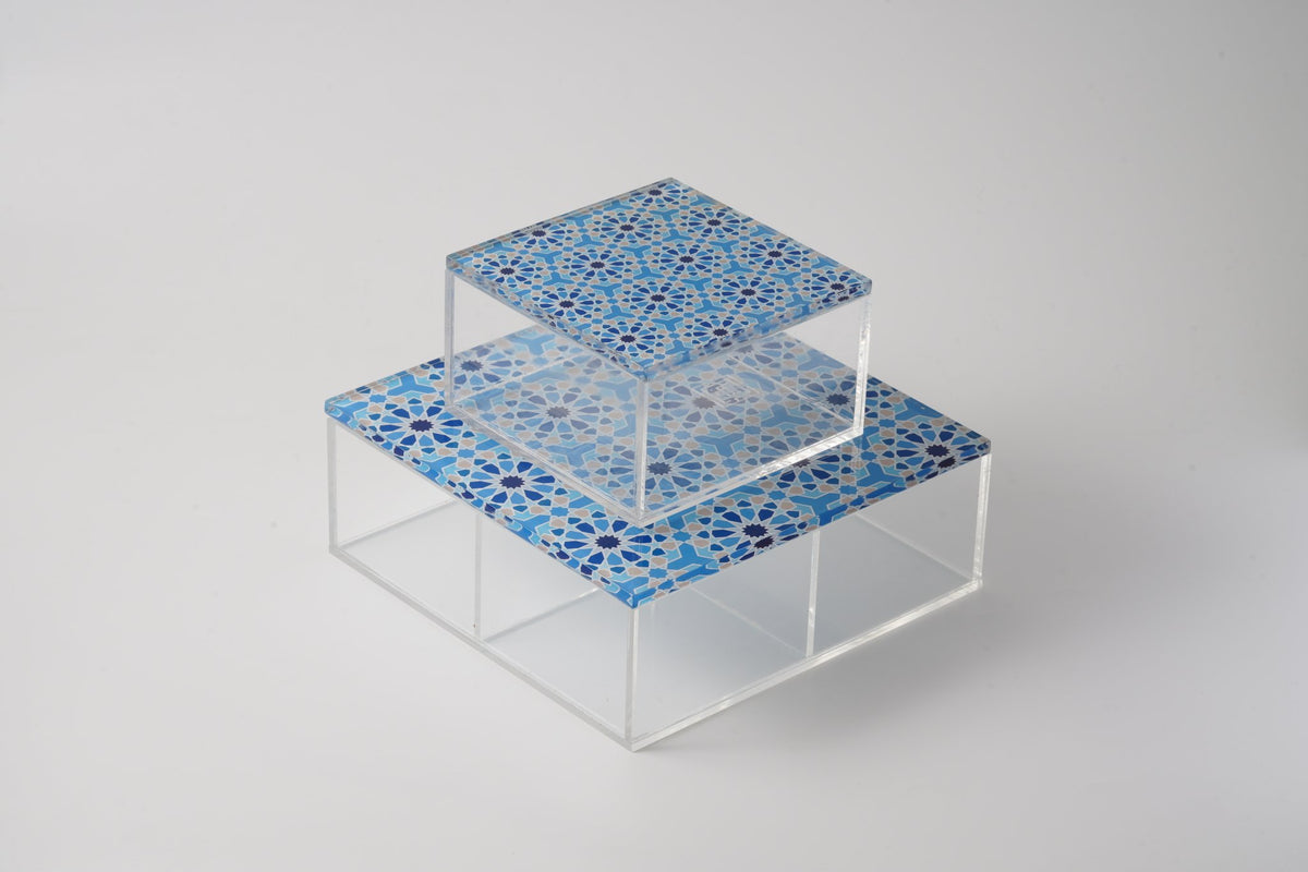 Arabic decorative boxes and storage containers collection, made in Dubai by MASHQ