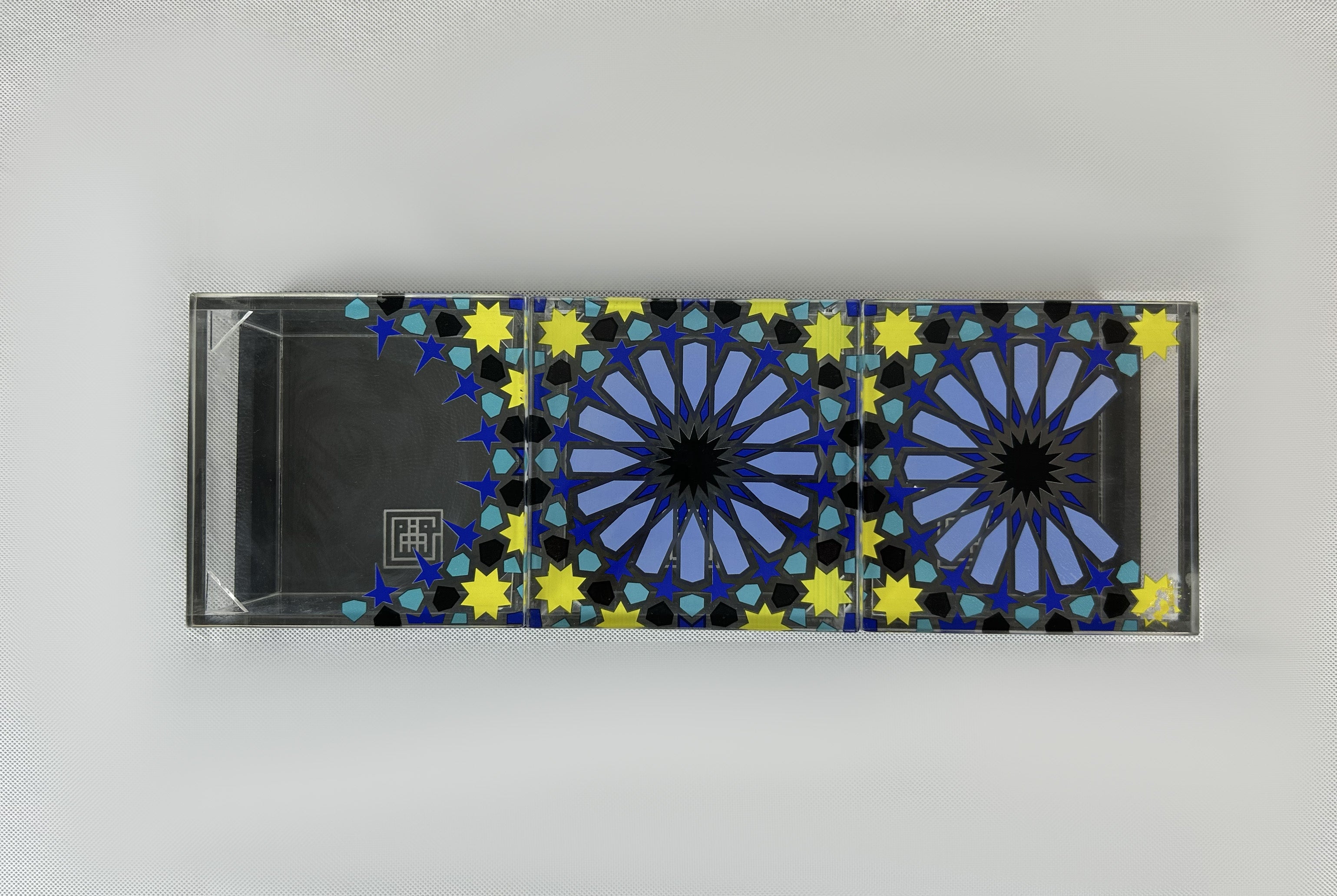 Arabesque Color Box and Leather Tray