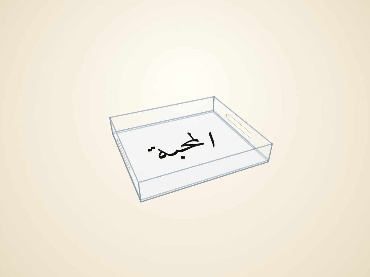 3D render — transparent finish