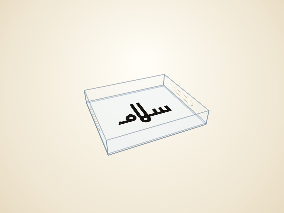 3D render — transparent finish