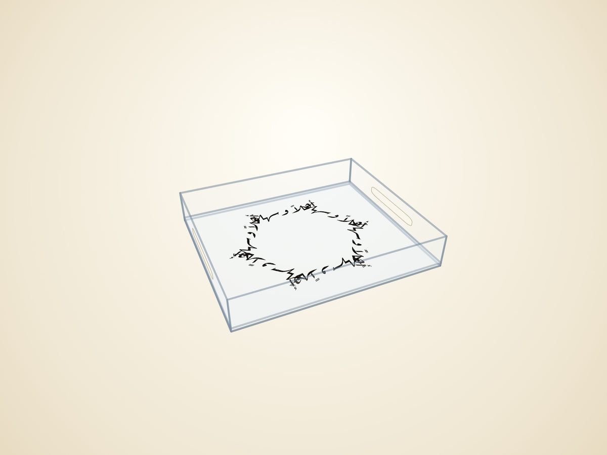 3D render — transparent finish