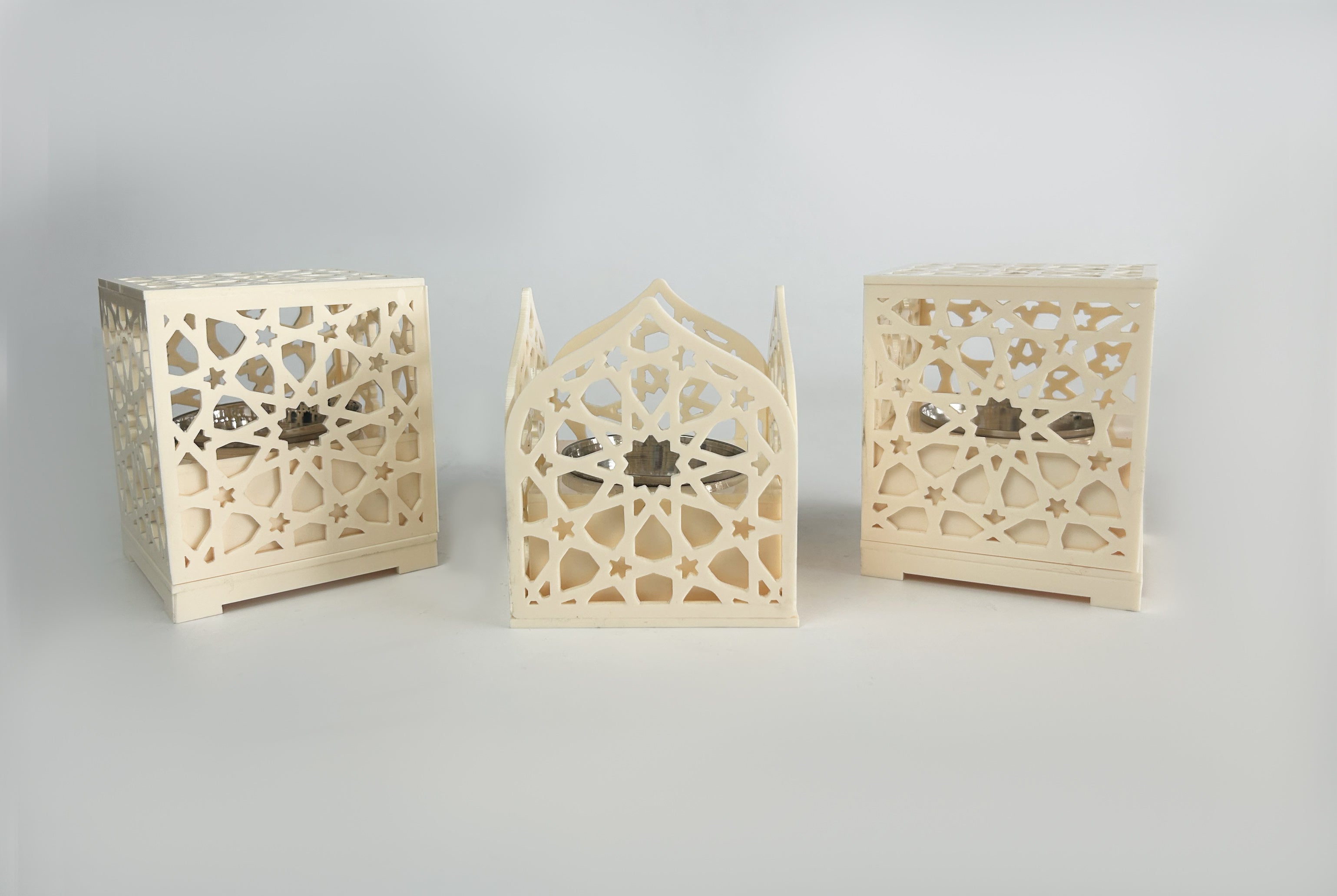 Set of arabesque censers (mabkhara)