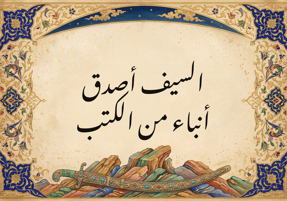 The Sword Is Truer Than the Books: the artwork as it is printed, 50 × 35 cm