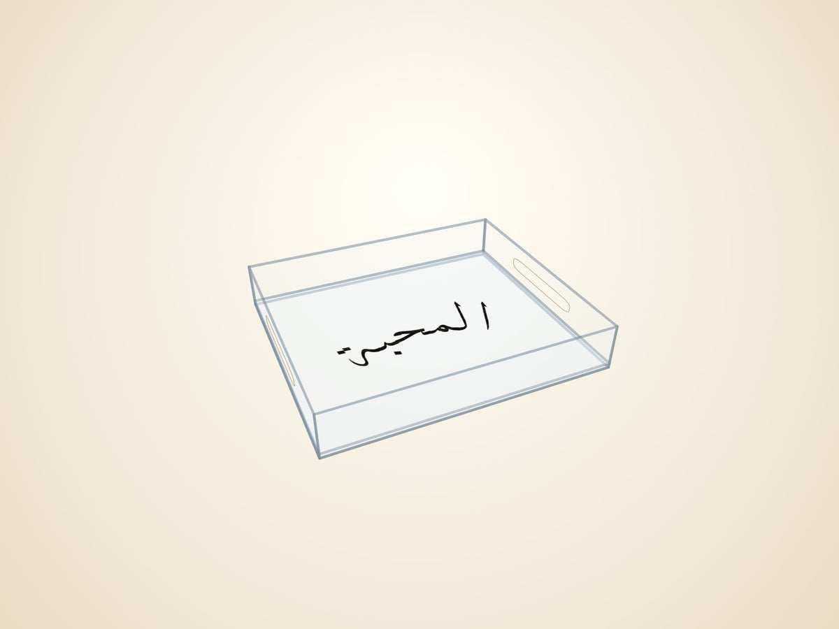 3D render — transparent finish