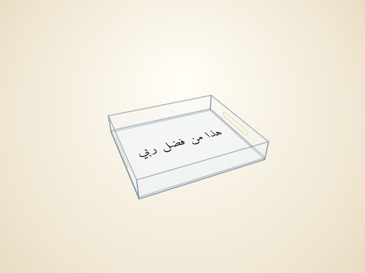 3D render — transparent finish