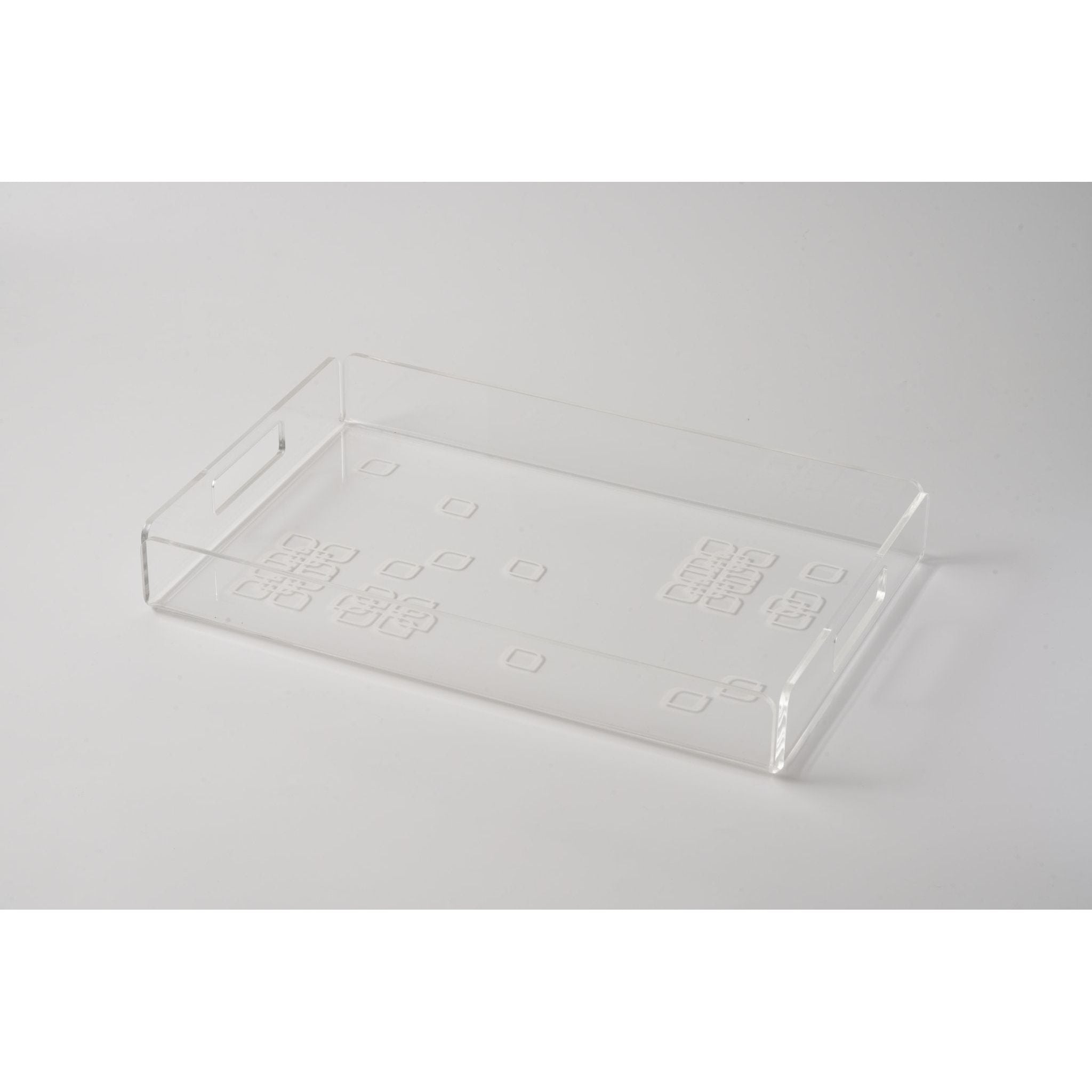 Arabesque Flower Transparent Tray